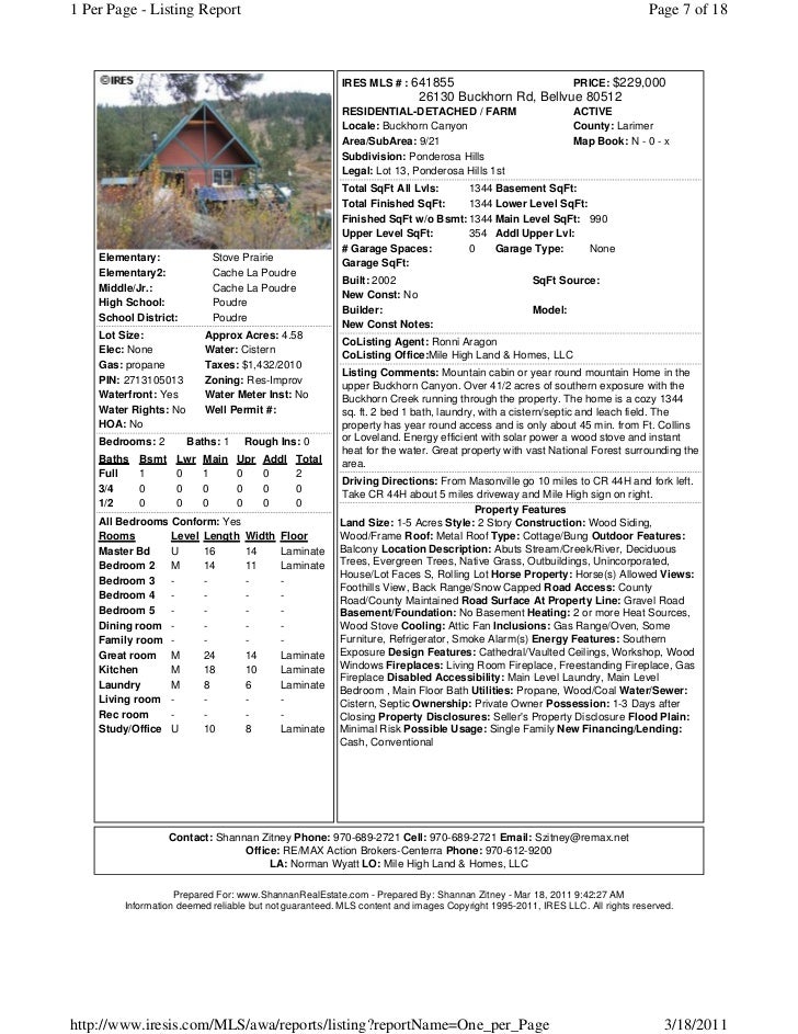 Homes with Land in Larimer County w/ No HOA Under 300,000