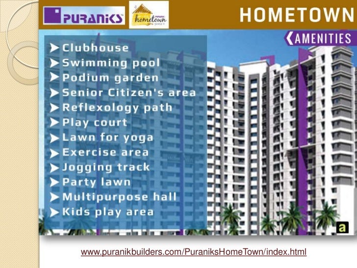 Hometown - 1 and 2 BHK Spacious Apartments at Ghodbunder 