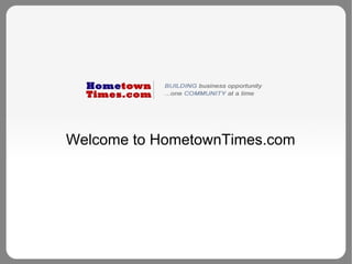 Welcome to HometownTimes.com
 