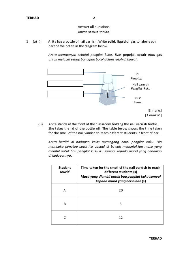 Home Tuition Malaysia Faydtutor Com Pt3 Science 2014