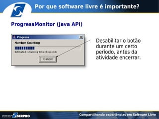 Compartilhando experiências em software livre