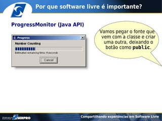 Compartilhando experiências em software livre