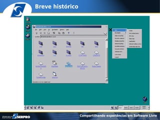 Compartilhando experiências em software livre