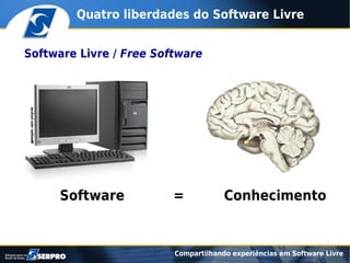 Compartilhando experiências em software livre