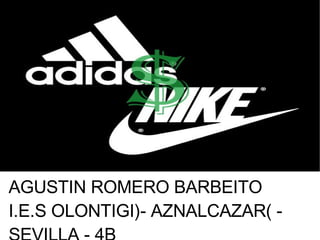 AGUSTIN ROMERO BARBEITO I.E.S OLONTIGI)- AZNALCAZAR ( - SEVILLA - 4B 