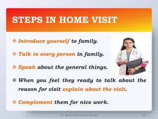 Home visit & bag technique | PPTX