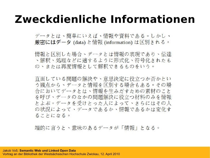 Semantic Web Und Linked Open Data Eine Bibliothekarische Geschichte