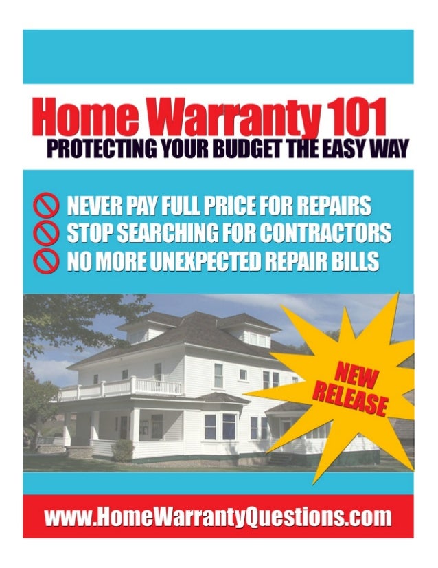 Home Warranty 101 Protecting Your Budget the Easy Way