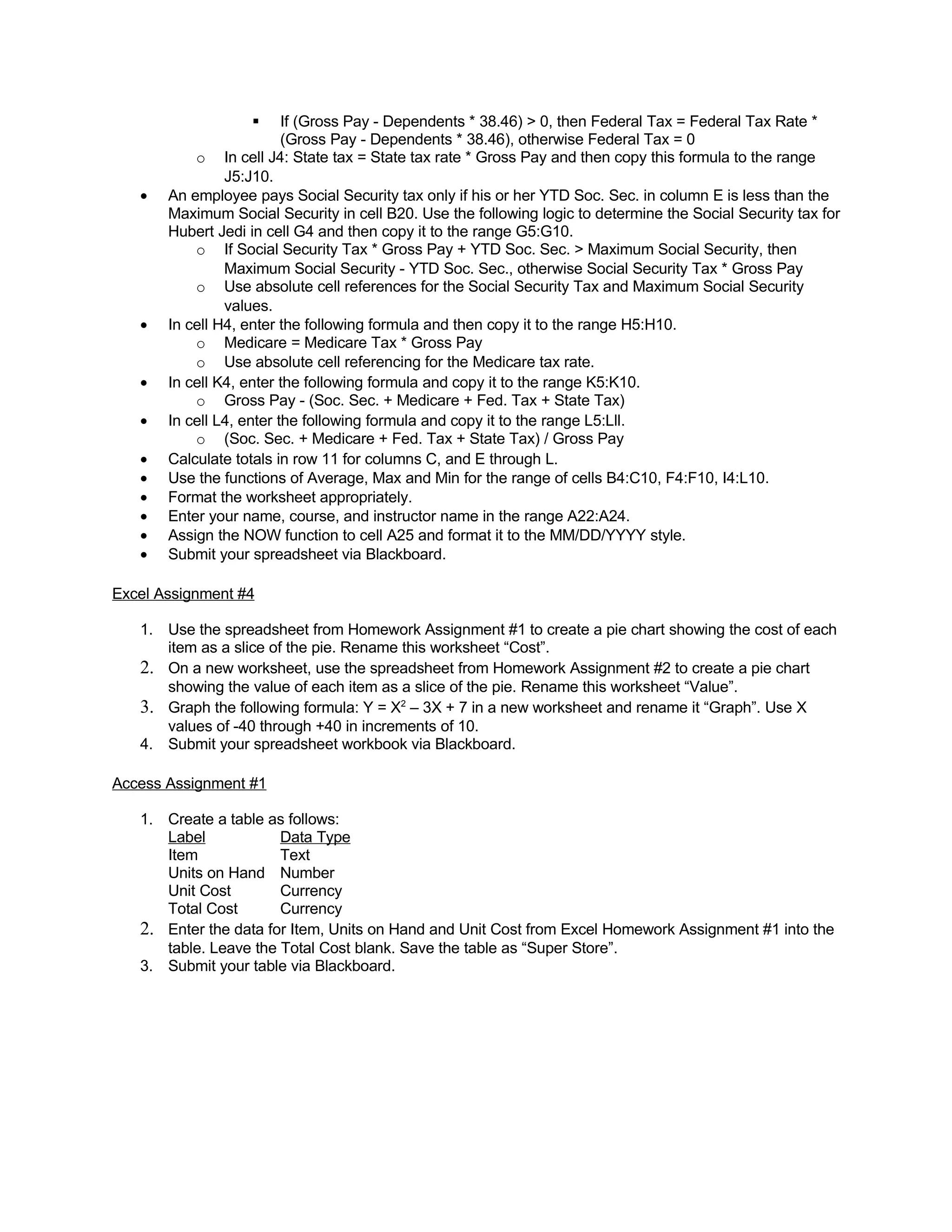 Homework   Assignments