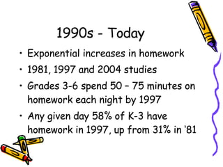 Homework in K-12 Education | PPT