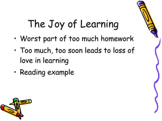 Homework in K-12 Education | PPT