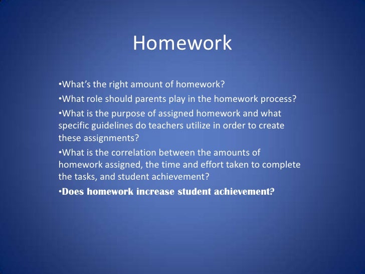 Whats Right Amount Of Homework >> Homework 1 Whats Right Amount Of Homework >> Homework 1