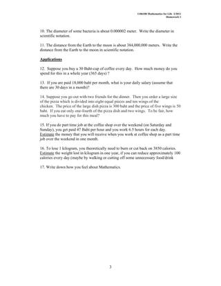 Maths Homework | PDF