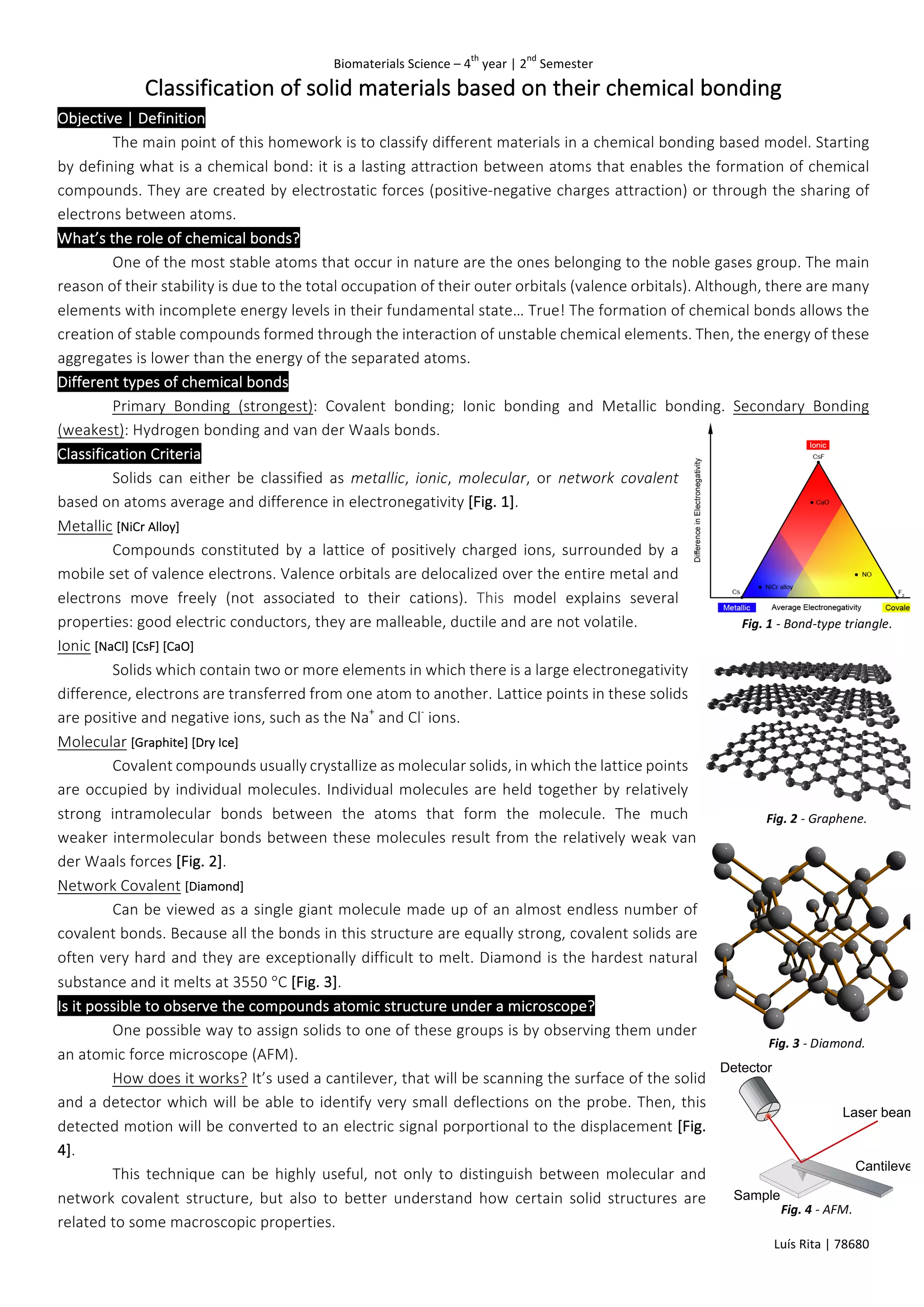 Classification Of Solid Materials