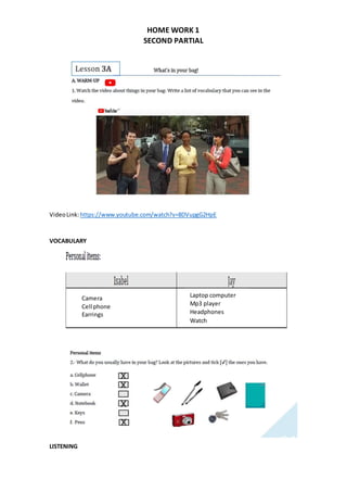 Home work 1 1 level | DOCX