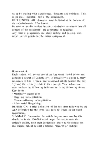 Homework 1 each student will select one of the key terms liste | PDF