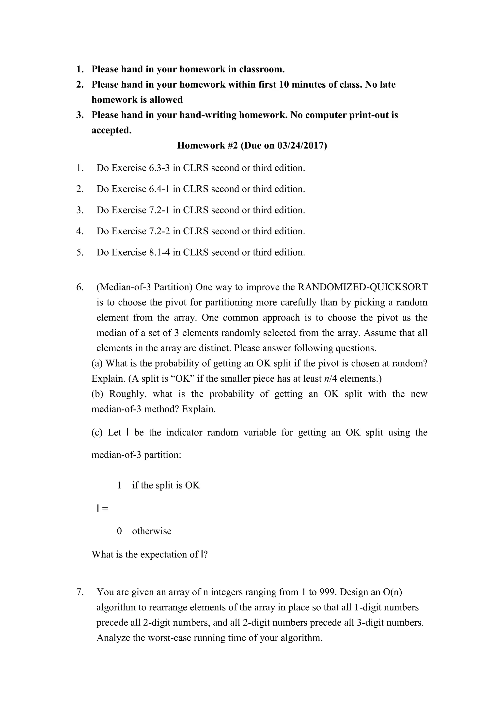 Algorithm Homework2 | PDF | Free Download