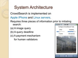 Crowdsearch for Search