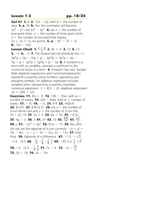 Chapter 1 Homework Answers | DOC