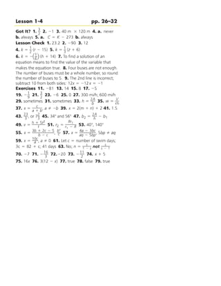 Chapter 1 Homework Answers Doc