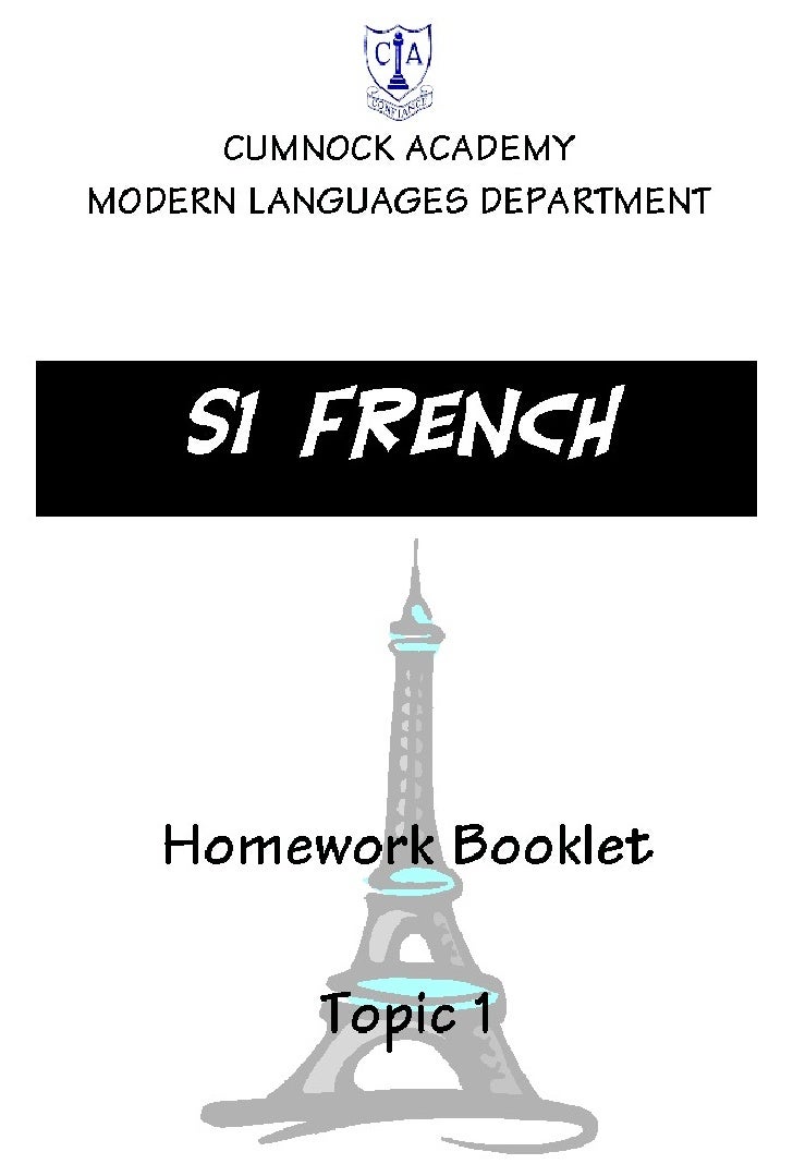 S1 science homework booklet 05 picture