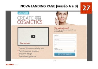  NOVA LANDING PAGE (versão A e B)  
 