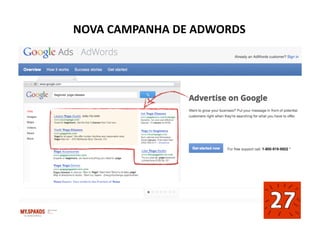 NOVA CAMPANHA DE ADWORDS 
 