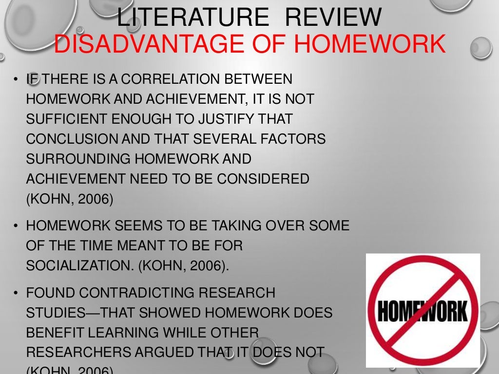 A teachers defense of homework springboard picture