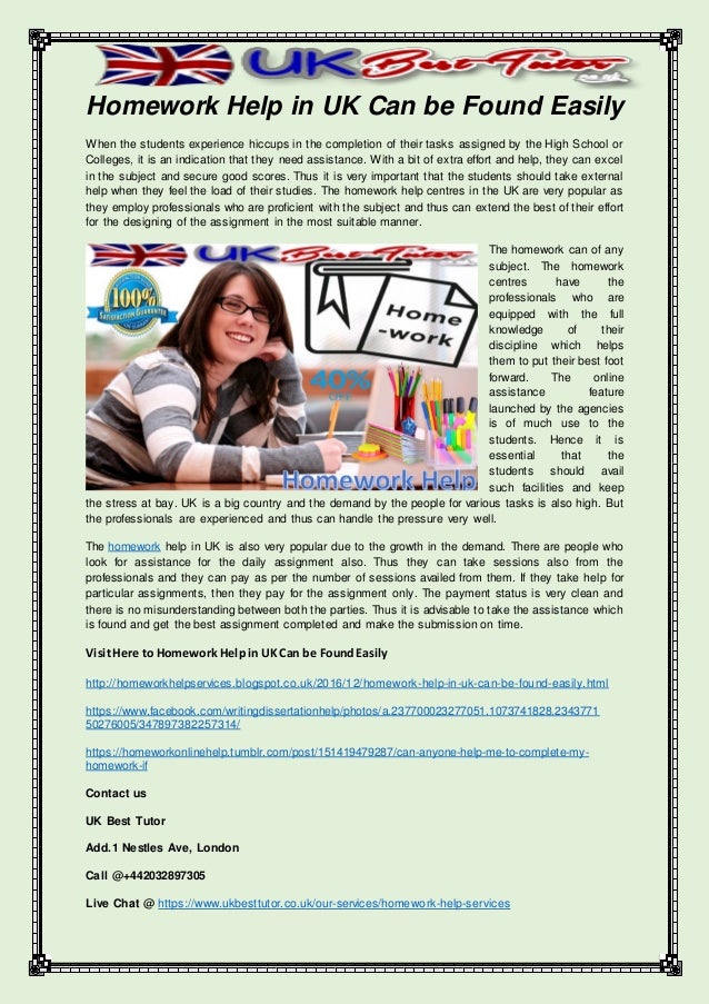 Live homework help chat uk