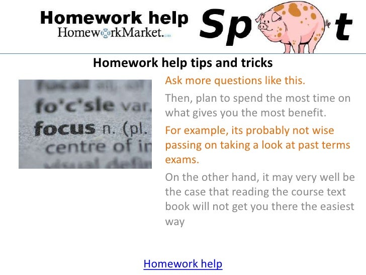 Homework help ask question