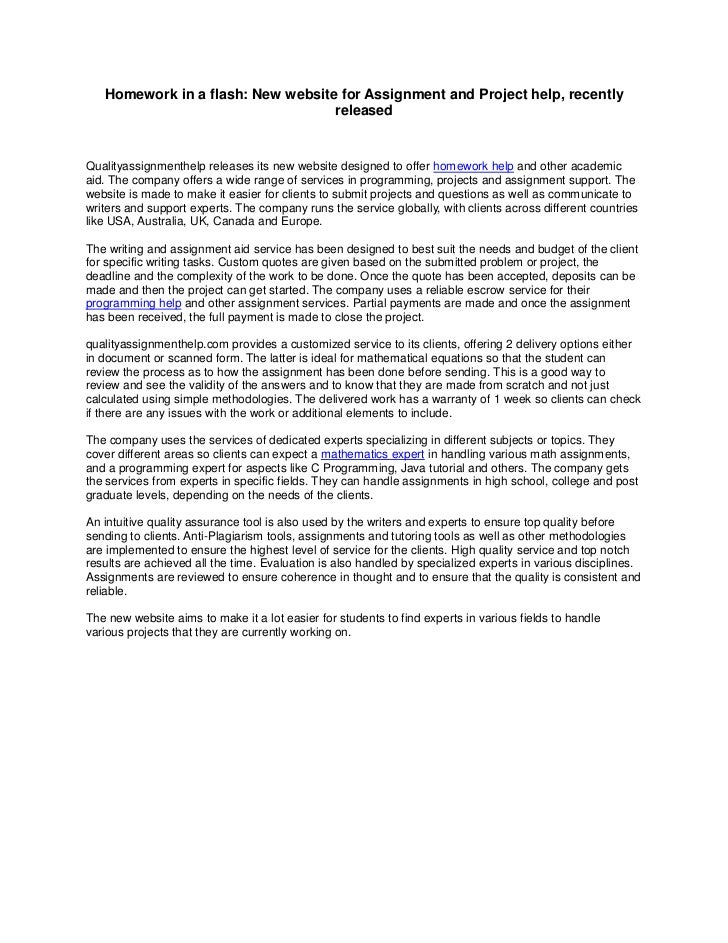 Assignment help site