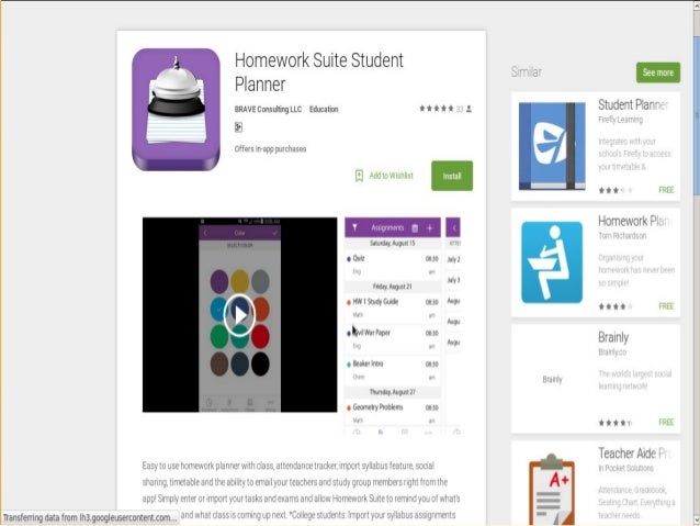 homework suite student planner also sends notification 3 homework assignment app
