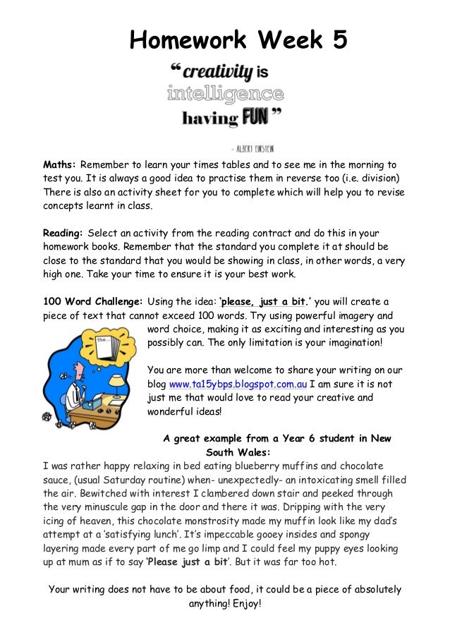 Homework week 5.