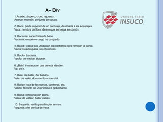 Taller de Lectura y Redacción 1 Primer Parcial Homófonas PPT