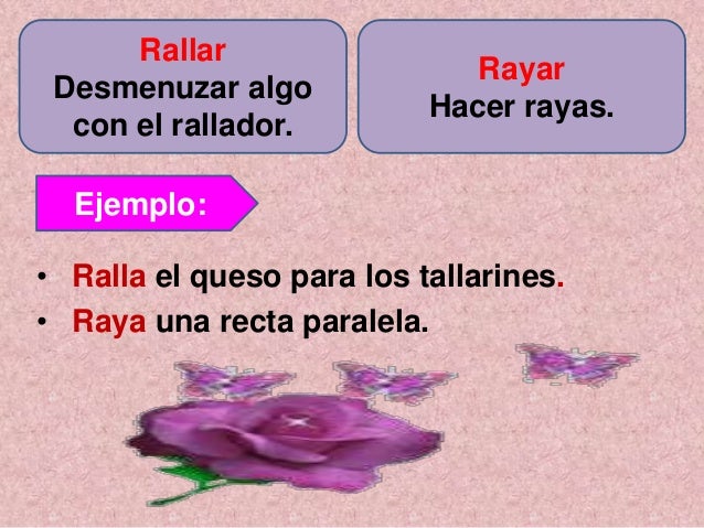 Homófonas con ll y con y