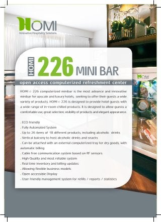 Homi 226 Mini Bar Solution