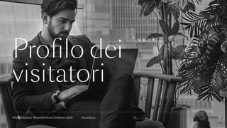 Profilo dei
visitatori
06fieramilanoHOMI Outdoor Home&Dehors Exhibition 2020
 