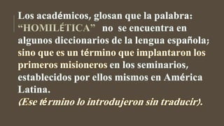Homiletica I
