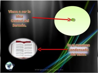 SETIDP Iglesia de Dios de la Profecía - Perú 