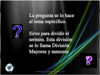 SETIDP Iglesia de Dios de la Profecía - Perú 