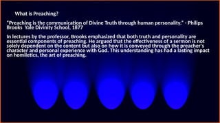 Homiletics - The Art and Skill of Preaching.pptx