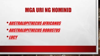 Hominid | PPTX
