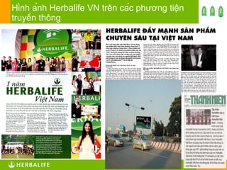Hình ảnh Herbalife VN trên các phương tiện truyền thông 