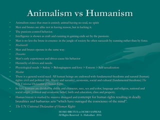 HOMO SAPIENS or HOMO BRUTUS: HUMAN ONTOLOGY: On the Essence of Human ...