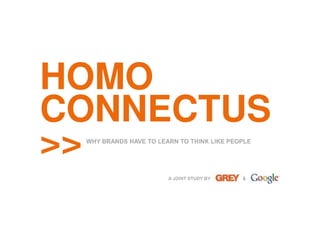 HOMO
CONNECTUS
>>
 