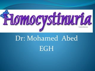 Dr: Mohamed Abed
EGH
 