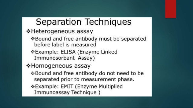 Homogeneous And Heterogeneous Immunoassay