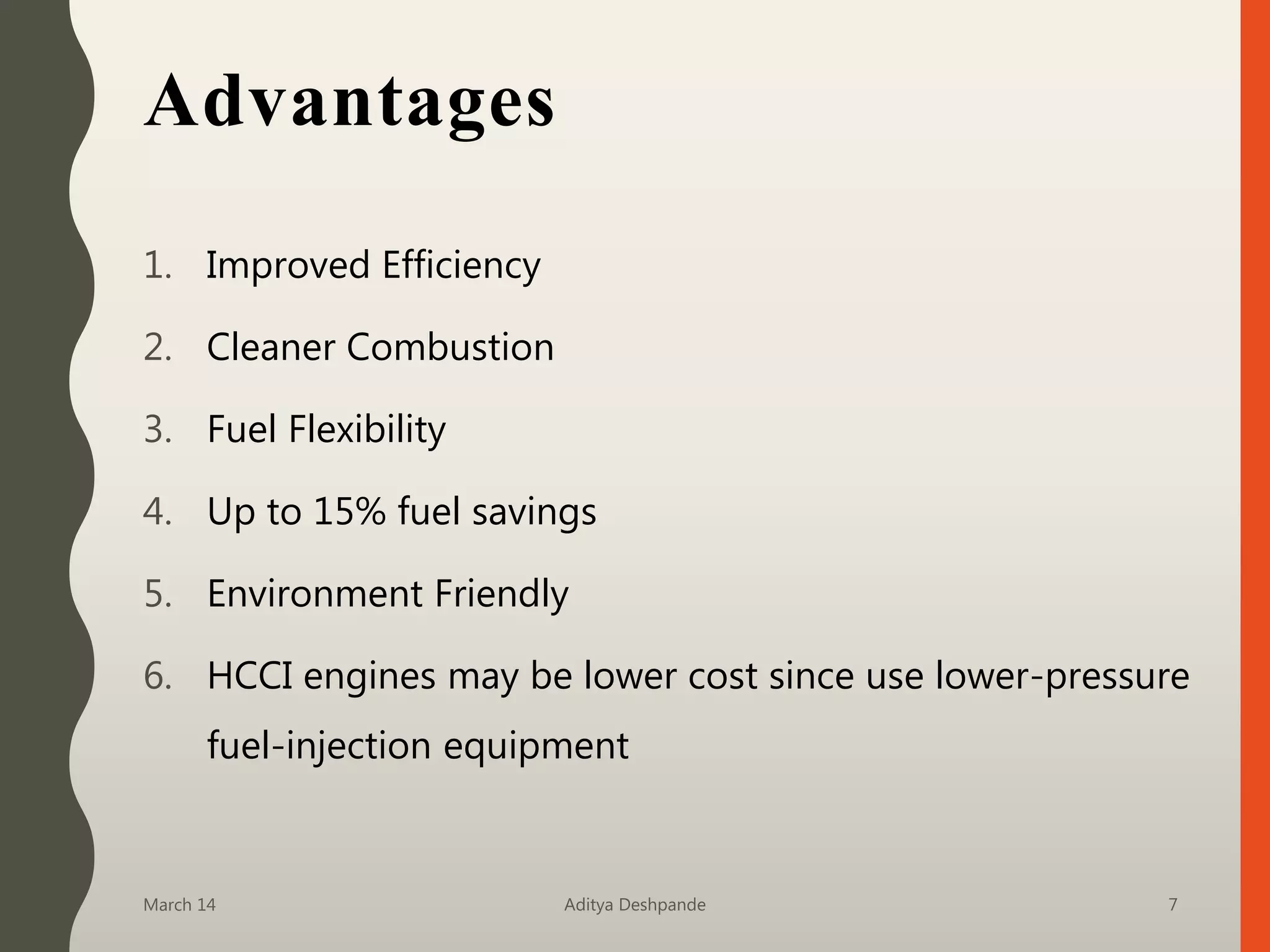 A Brief Study on Introduction to HCCI Engine- Hybrid Engine | PPTX