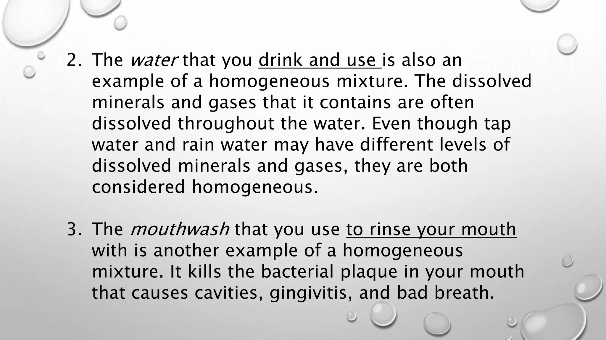 Homogeneous mixture | PPTX
