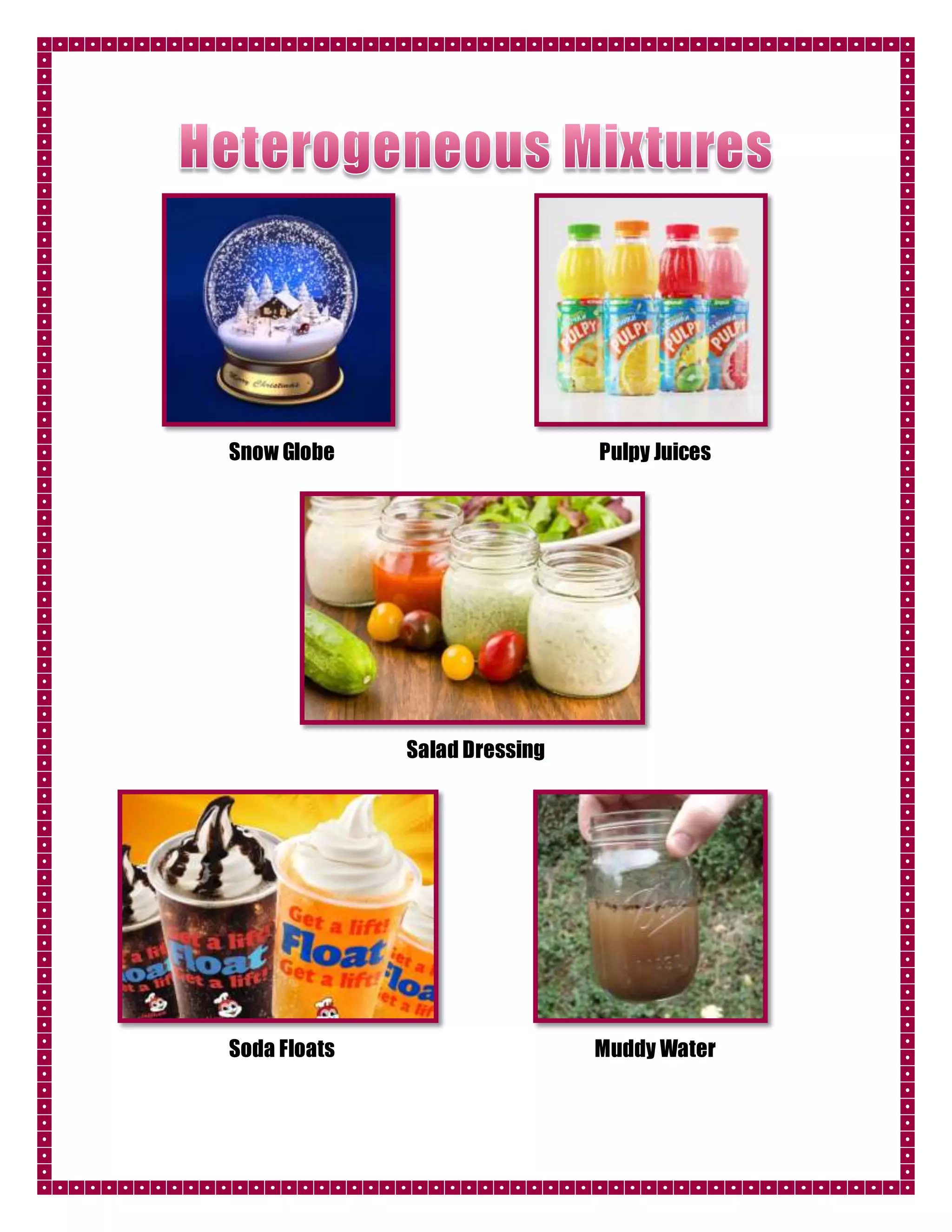Homogeneous mixtures1 | DOCX